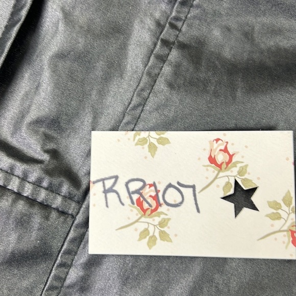 Unique herluf Design Denmark Black Raincoat size Large - Picture 11 of 11